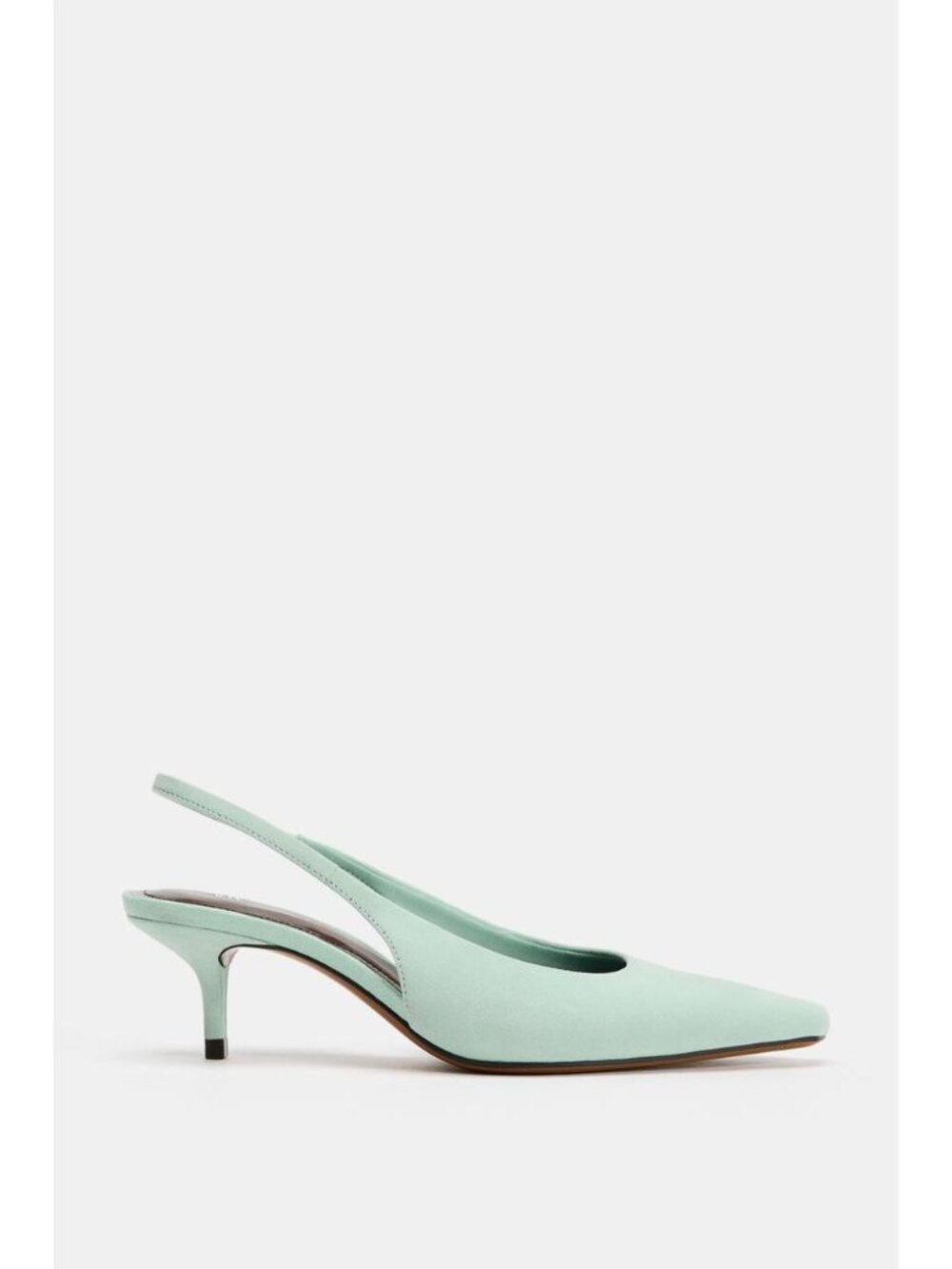 ZARA SUEDE KITTEN HEEL SHOES 2218/810/037